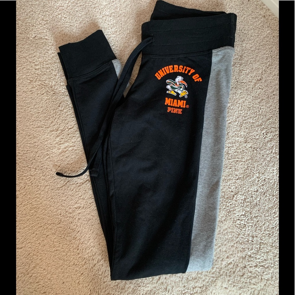 VS PINK COLLEGIATE University of Miami Leggings